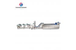 China 165MM Belt Industrial Vegetable Processing Machine Fruit Selection Washing Cutting Machine supplier