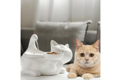 China 2L Water Capacity Ceramic Pet Bowl Automatic Multifunctional supplier