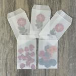 Custom Size Square Bottom Glassine Paper Cellophane Bags for sale