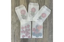 China Custom Size Square Bottom Glassine Paper Cellophane Bags supplier