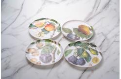 China Odorless Fruit Printed 100% A5 Melamine Dinnerware Sets supplier