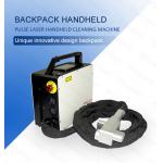 Backpack Laser Cleaning Metal Rust Surface Paint 50W 100W Metal Machine Laser Removal Pulse Cleaning Machine for sale