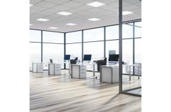 China 600x600mm LED Ceiling Light 45W Aluminum Frame Office Surface Finish supplier