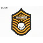 Fashionable 3D Embroidery Patches Motorcycle Club Fabric Badges Patches for sale