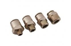 China OEM Threaded Push In Fittings Rapid Manual Connecting IATF16949 supplier