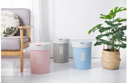 China 5L 10L Plastic Dustbin PP Round Bathroom Dustbin Thickened supplier