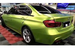 China Metal Green Tooth Matte Car Vinyl Wrap Scratch Proof For Trailers supplier
