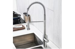 China Spring Coil Touchless Kitchen Faucet With Pull Down Sprayer supplier