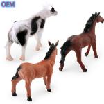 Custom Plastic PVC Wild Animal Figures Toys For Toddlers OEM Design
