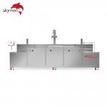 4-Tank Automatic Ultrasonic Cleaning System for Precision Parts with PLC Robotic Arm, Heating, Filtration & Drying