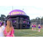 Customized Logo Sport Event Entrance Tunnel Football Inflatable Helmet Tunnel for sale