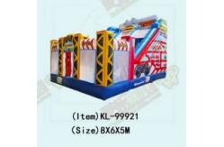China Children Fun Park Inflatable Bounce House With Large Slide supplier