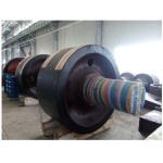 Cement  Rotary  Kiln  Supporting  Roller  Forging  Parts   45  Steel for sale