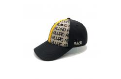 China Customized Logo Printed Baseball Caps For Adults Adjustable Strap supplier
