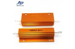 China Golden aluminum encased wire wound resistor 100W 1.5R supplier