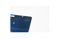 China Flexible Ink Screen BLE ID Card Embedded Bluetooth Smart Card Rechargeable Credit Card supplier