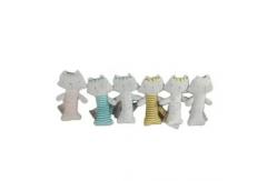 China Animal Plush Infant Holding Squeaker Soft Rattle Newborn Educational Musical Toy supplier