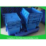 Customized Nestable PP Plastic Attached Lid Containers Food Grade for sale