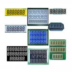 Customized Size VA Digit LCD Screen TN HTN FSTN Custom 7 Segment Monochrome Meter Display for sale