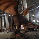High Safety Flexible Realistic Animatronic Dinosaur With Adjustable Movement Speed for sale