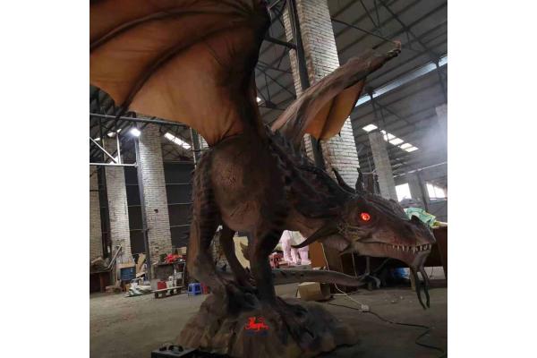 High Safety Flexible Realistic Animatronic Dinosaur With Adjustable Movement Speed
