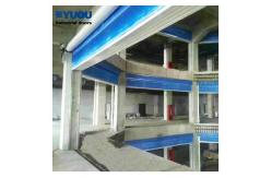 China Folding Fire Rated Rolling Door Inorganic Fabric Double Curtain DC24V supplier