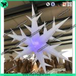 Inflatable Snowflake With LED Light,Lighting Inflatable Snow Flower