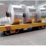 63 Ton Heavy Load Steel Tube Handling Flat Bed Cart For Transporting Heavy Cargoes for sale