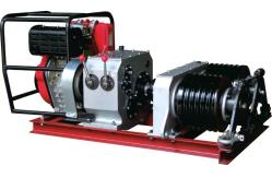 China 30 KN 5 T Double Drum Winches Conductor Transmission Line supplier