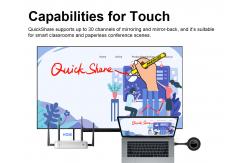 China UHD Wireless Video Receiver 4K Screen Sharing HDMI VGA supplier