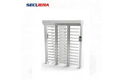 China Full Height Security Electronic Fingerprint Reader Single Channel Turnstile Barrier Gate supplier