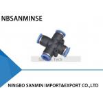 PZ Equal 4 Way Tube Cross Union Manifold Connector Pneumatic Pipe Fitting Push In Coupler Sanmin for sale