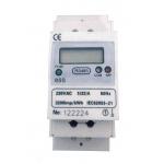 RS485 Single Phase Din Rail KWH Meter LCD Display for AMR System Active Energy for sale