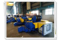 China Pipe Welding 200t Self Aligning Rotator Rubber Wheel Heavy Duty supplier