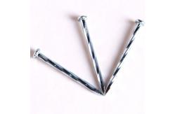 China Electro Galvanized Steel Concrete Nails Angular Spiral 1.3mm-12mm Head Diameter supplier