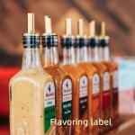 Customized Self Adhesive Label Stickers for Beverages Condiment Bottle Labels for Your Customer s Requirements for sale