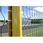 Security Green Powser Coating Wire Mesh Fence Panels For Residential