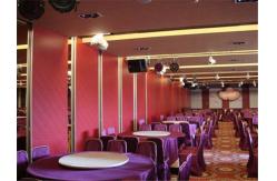 China Sliding Aluminium Track Roller Sound Absorbing Wall Partition For Conference Hall supplier