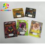 Custom Blister Card Packaging Alien Powder Rhino 3d Paper Pills Capsule Pack for sale