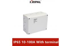 China IP65 50A 100A M32 CE Outdoor Junction Box With Terminal Dustproof supplier