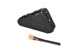 China Triangle Ebike Dual Battery Lithium Ion pack 24v 36v 48v 28.8ah supplier