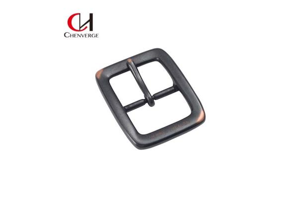 Lightweight Matte Black Belt Buckle Multipurpose Rustproof Width 56mm