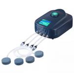 220V Fish Tank Oxygen Pump Noise Reduction Dual Outlet Air Pump With Accessories Stones Tubes for sale