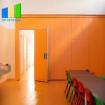 Ebunge Office Decoration Room Partition Acoustical Room Dividers Operable Wood Sliding Folding Partition for sale