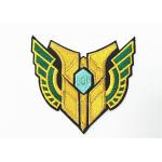 Shield Embroidered Badges Patches , Custom made Morale Patches Iron On for sale