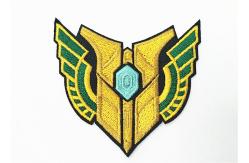 China Shield Embroidered Badges Patches , Custom made Morale Patches Iron On supplier