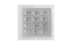 China 12 Keys Metal Keypad compact format IP67 dynamic ISO9001-2015 Certification supplier