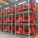 Hot Dipped Galvanized 3 Layers Stackable Wire Mesh Stillage for sale