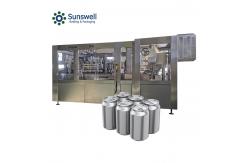 China Automatic Aluminum Can Carbonated Drink Filling Seaming Machine High Speed supplier