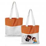 Custom Sublimation Linen Tote Bag Halloween Trick Or Treat Gift Bag Sublimation Blank Tote Bags for sale
